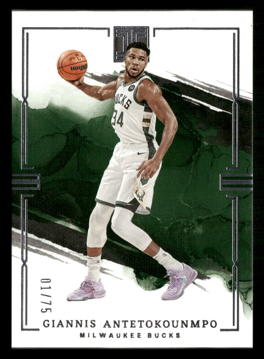 2022-23 Panini Impeccable #23 Giannis Antetokounmpo Silver #/75