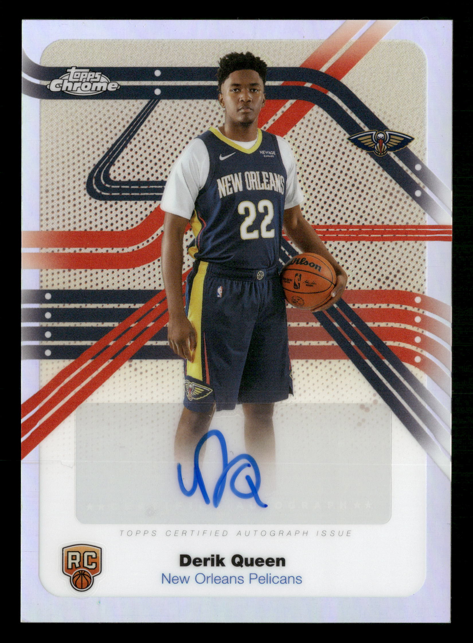 2025-26 Topps Chrome #NS-DQ Derik Queen Next Stop Signatures