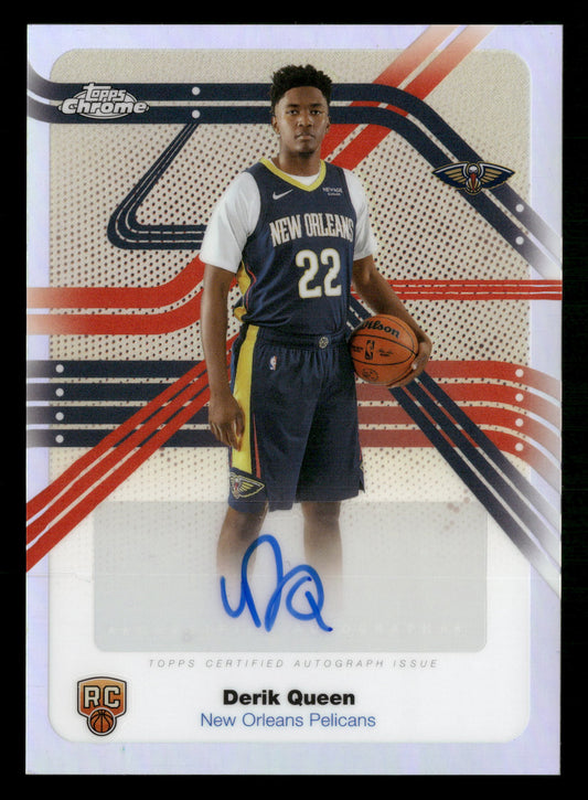 2025-26 Topps Chrome #NS-DQ Derik Queen Next Stop Signatures