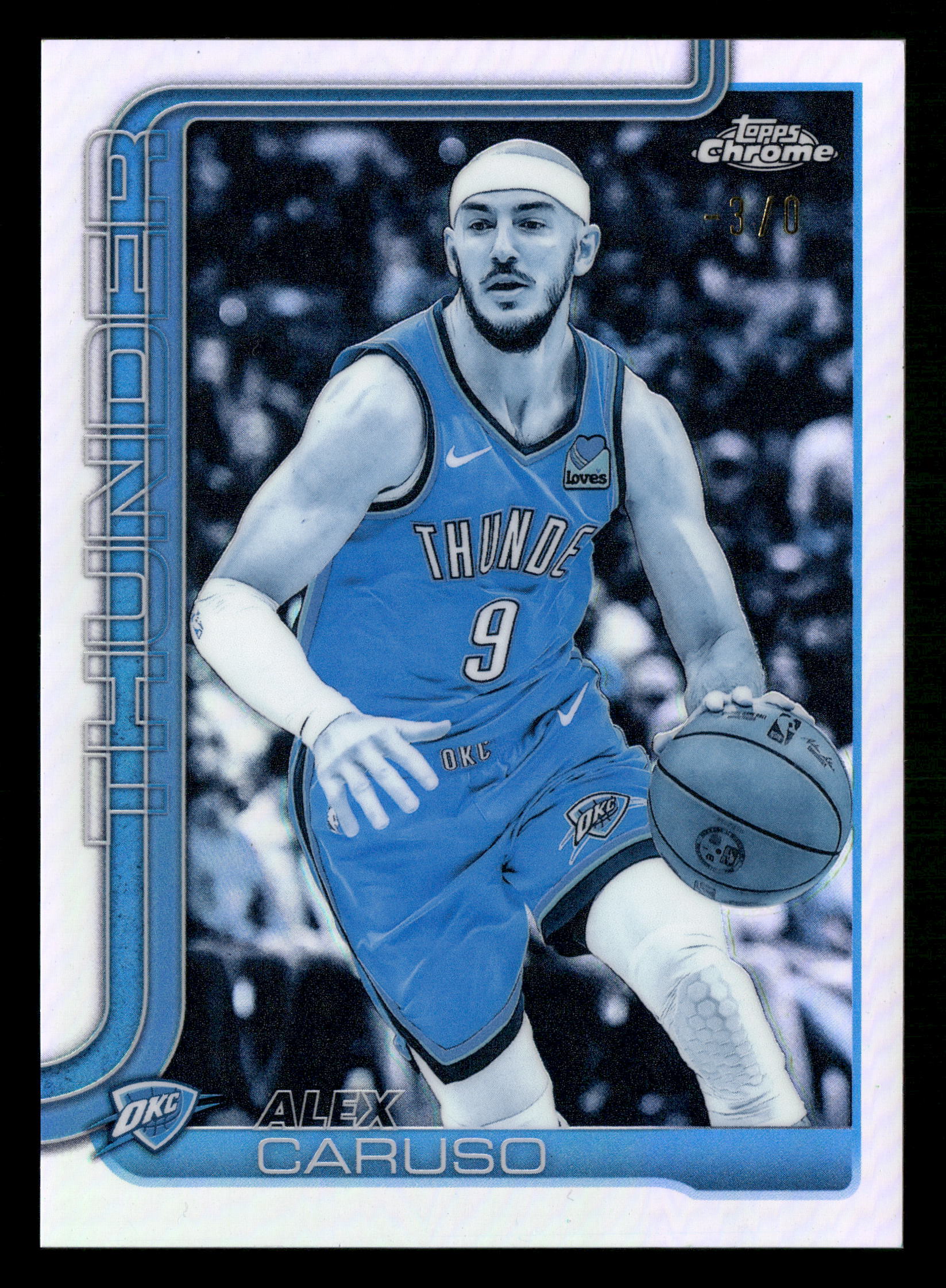 2025-26 Topps Chrome #170 Alex Caruso FrozenFractor #/5