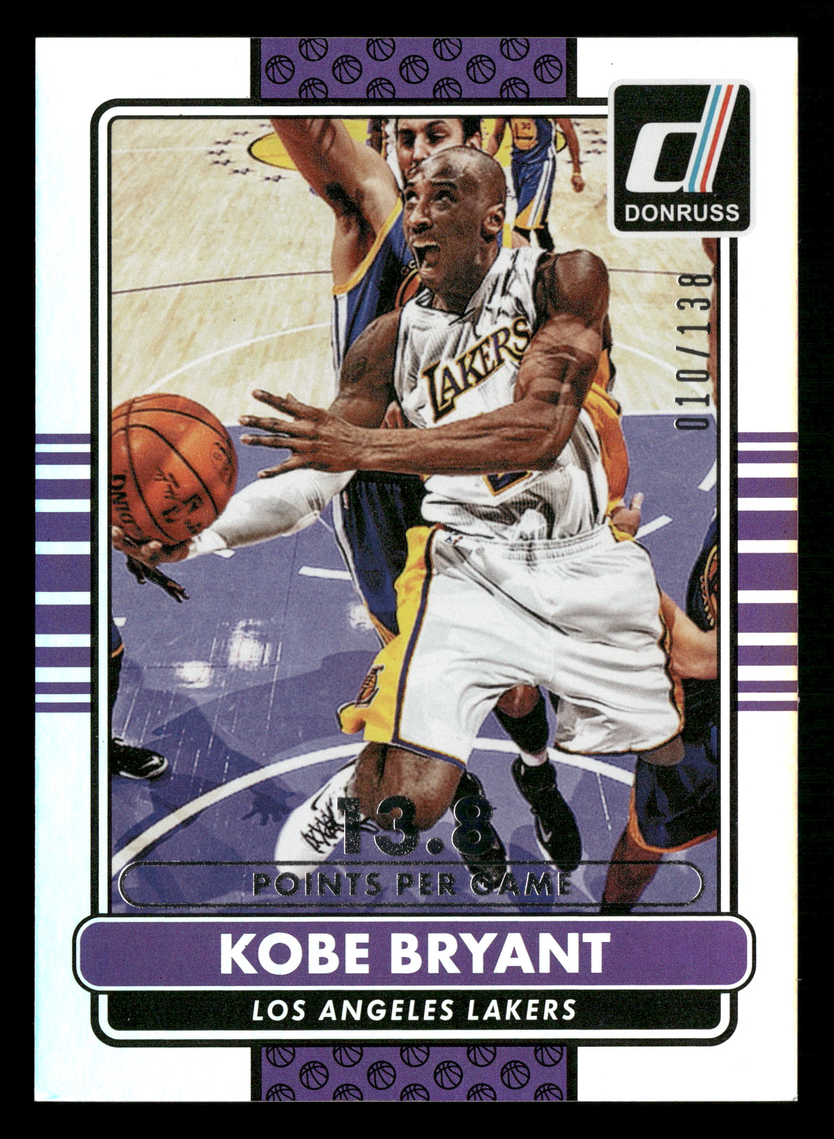 2014-15 Donruss #45 Kobe Bryant Stat Line Season Refractor #/138