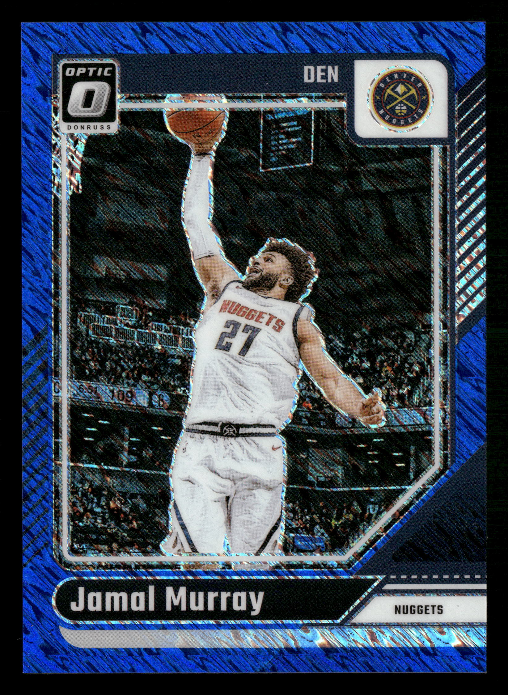 2024-25 Donruss Optic #138 Jamal Murray Blue Shimmer #/75