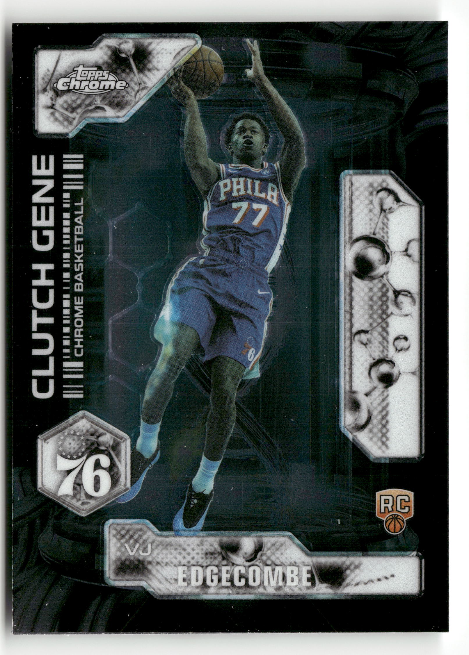 2025-26 Topps Chrome Update #CG-13 VJ Edgecombe Clutch Gene
