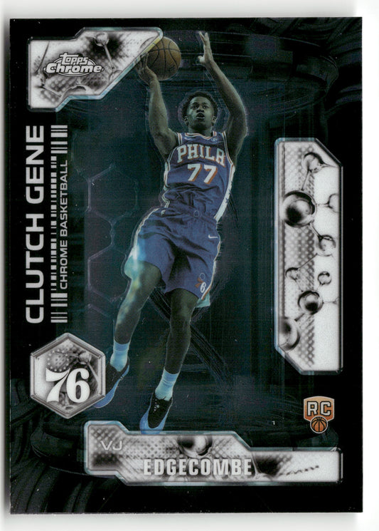 2025-26 Topps Chrome Update #CG-13 VJ Edgecombe Clutch Gene