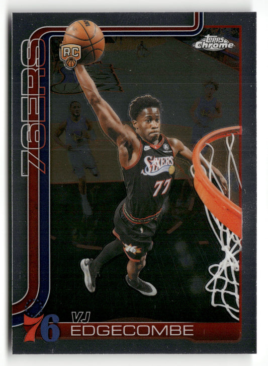 2025-26 Topps Chrome Update #153 VJ Edgecombe