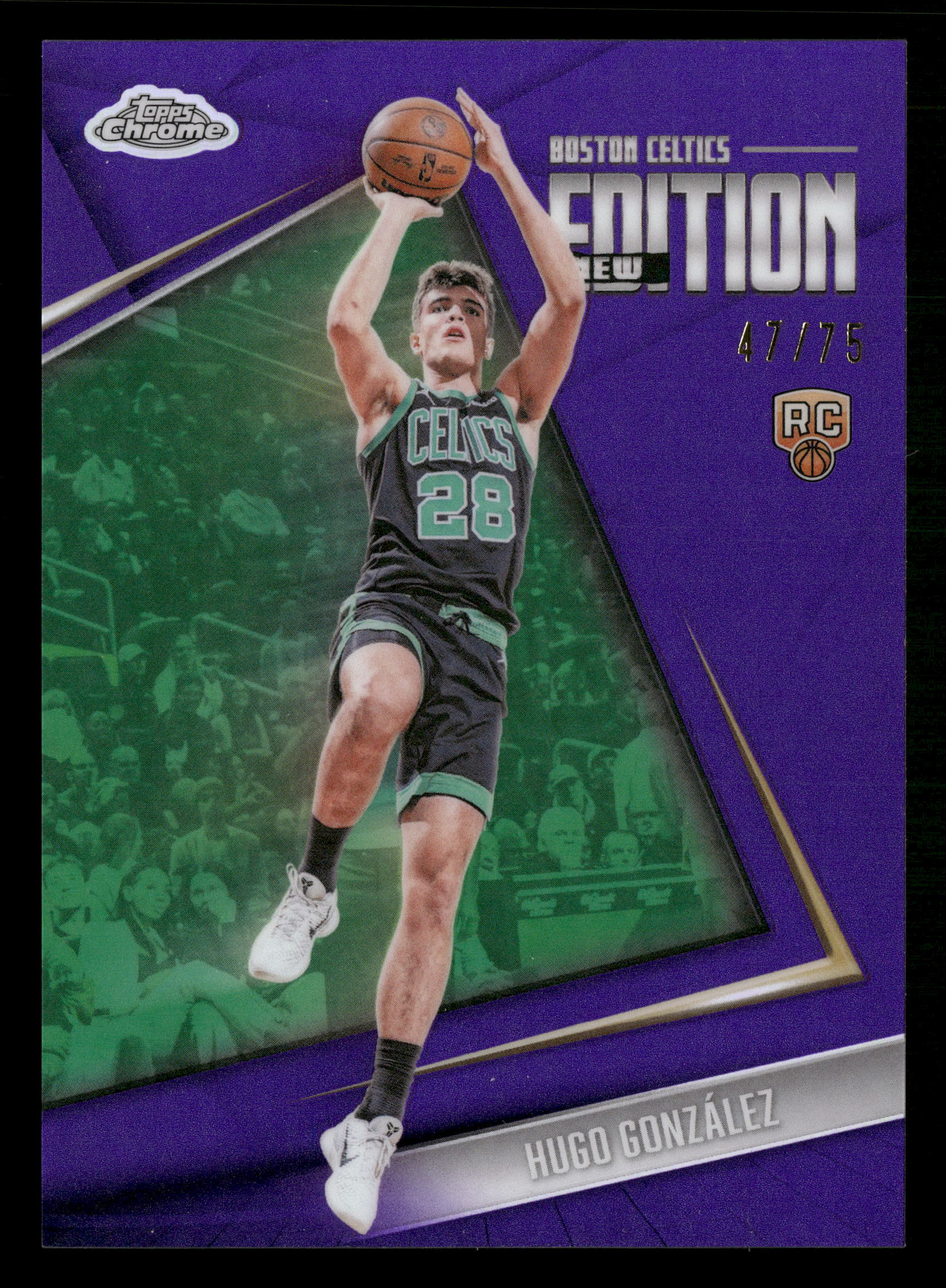 2025-26 Topps Chrome Update #GR-20 Hugo González New Editions Purple #/75