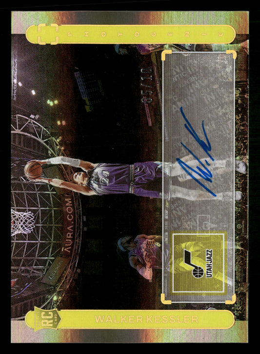 2022-23 Panini PhotoGenic #RS-WKU Walker Kessler Rookie Autographs Gold #/10