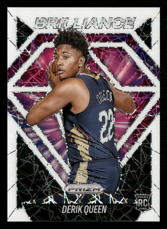 2025-26 Panini Prizm #12 Derik Queen Brilliance #/99