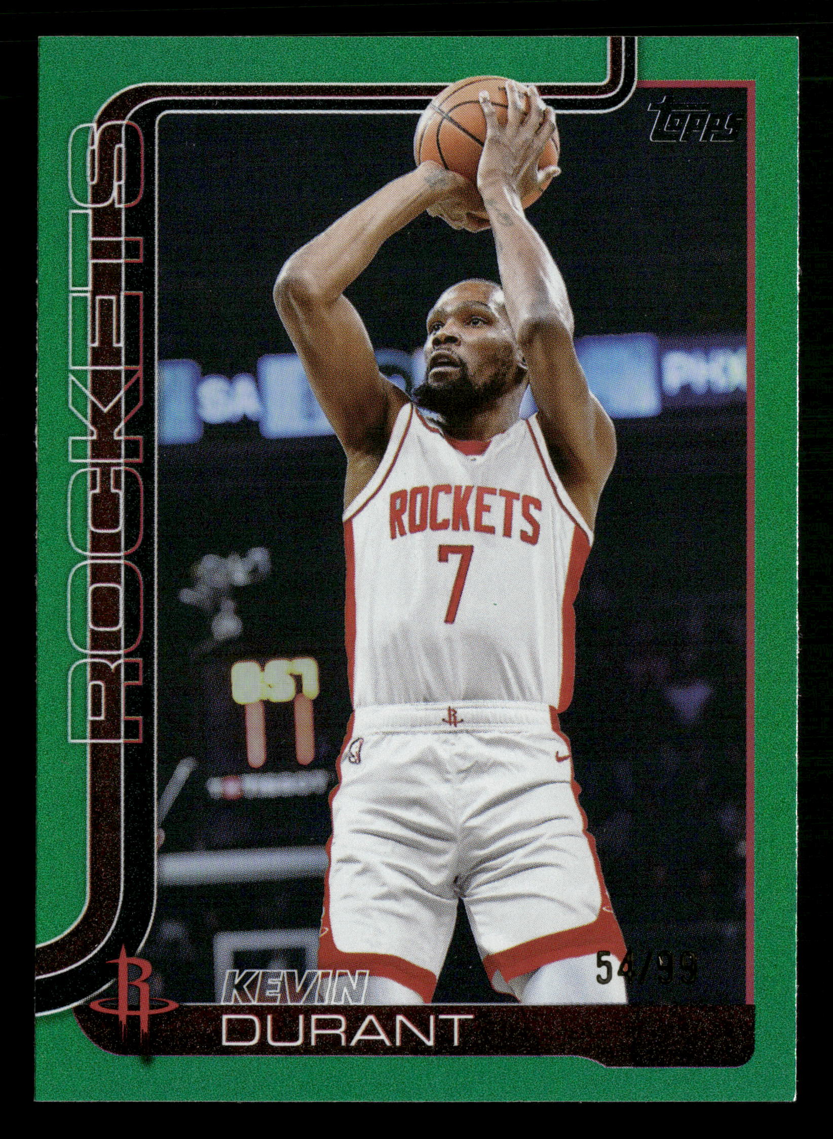 2025-26 Topps #157 Kevin Durant Green Holo Foil #/99