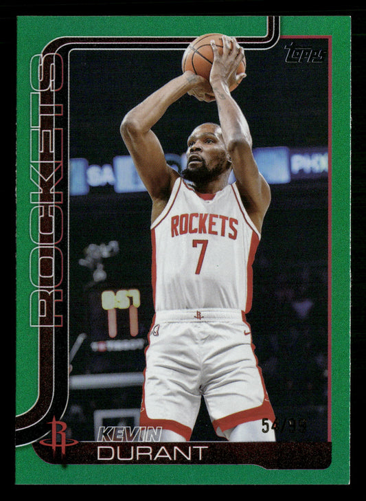 2025-26 Topps #157 Kevin Durant Green Holo Foil #/99