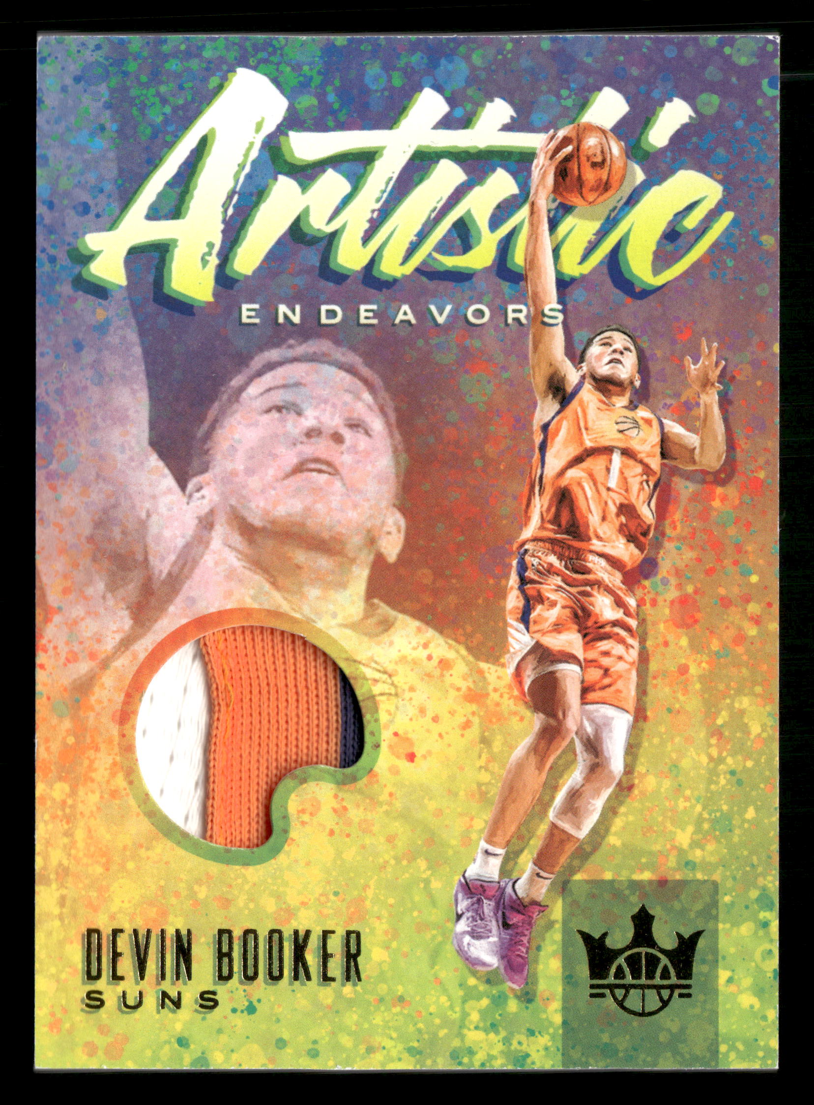 2019-20 Panini Court Kings #AE-DBK Devin Booker Artistic Endeavors Prime #/25