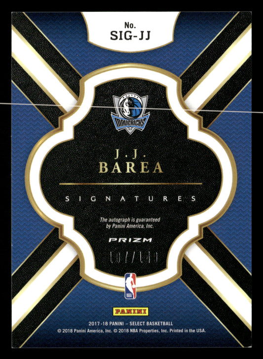 2017-18 Panini Select #SIG-JJ J.J. Barea Signatures #/149