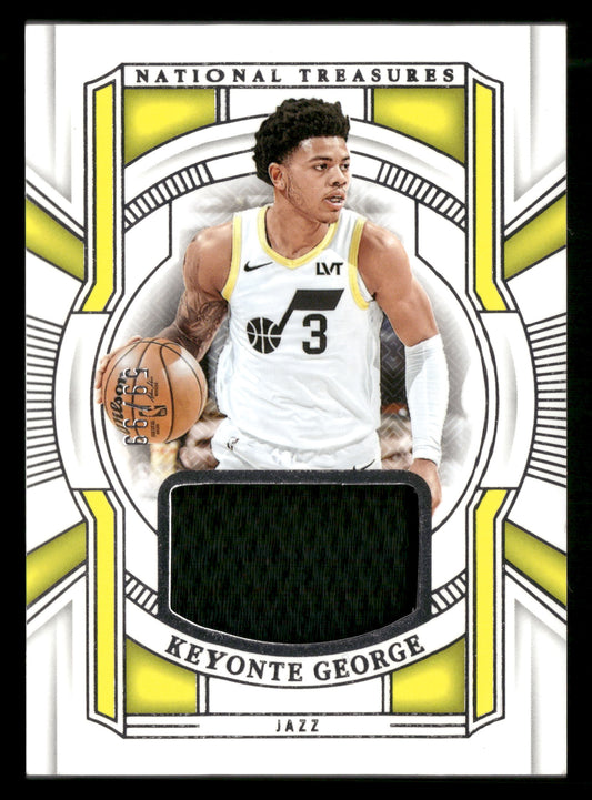 2024-25 National Treasures #FT-KGE Keyonte George Franchise Treasures #/99