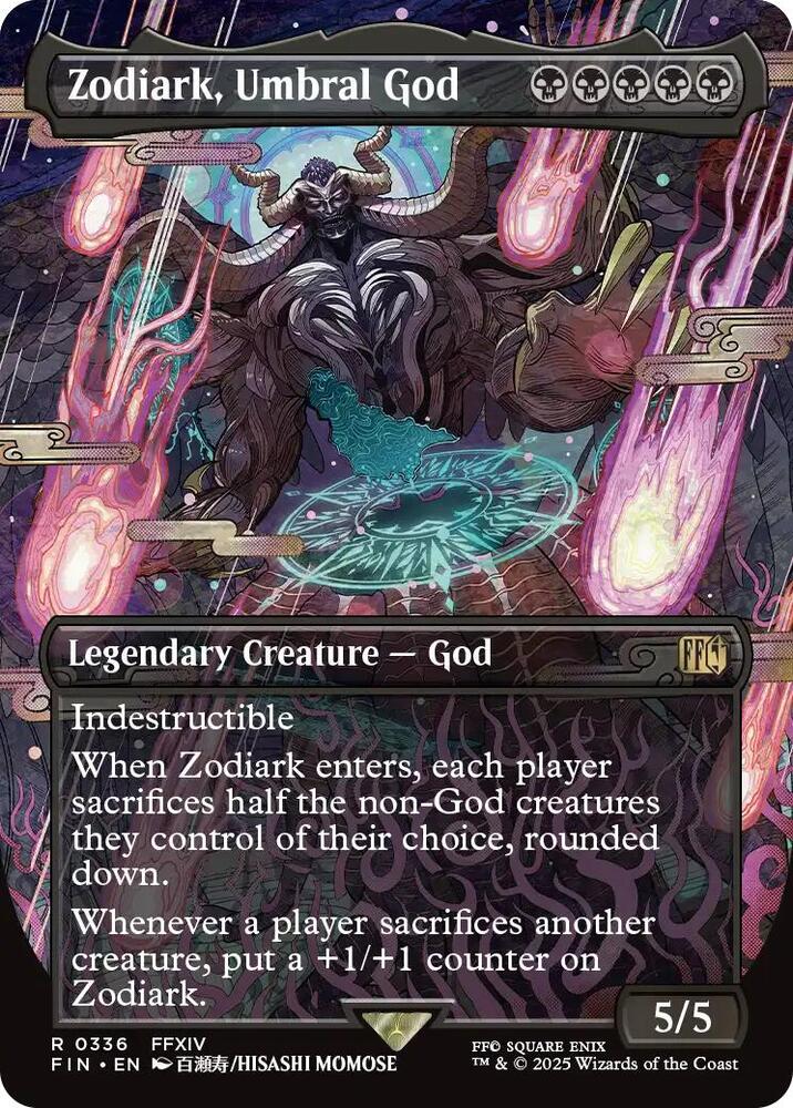 Zodiark, Umbral God 336/309 (FINAL FANTASY)  - Borderless