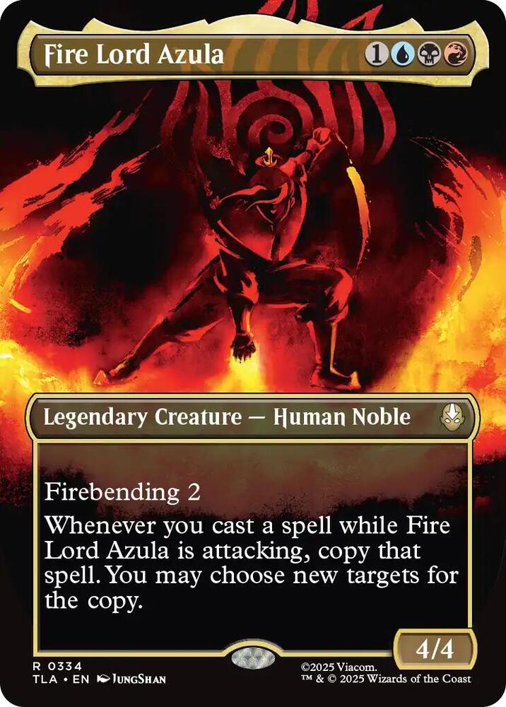 Fire Lord Azula  334 (Avatar: The Last Airbender)  - Borderless