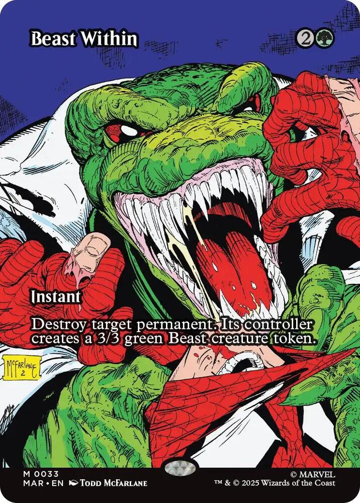 Beast Within 33 (Marvel Universe Eternal-Legal)  - Borderless