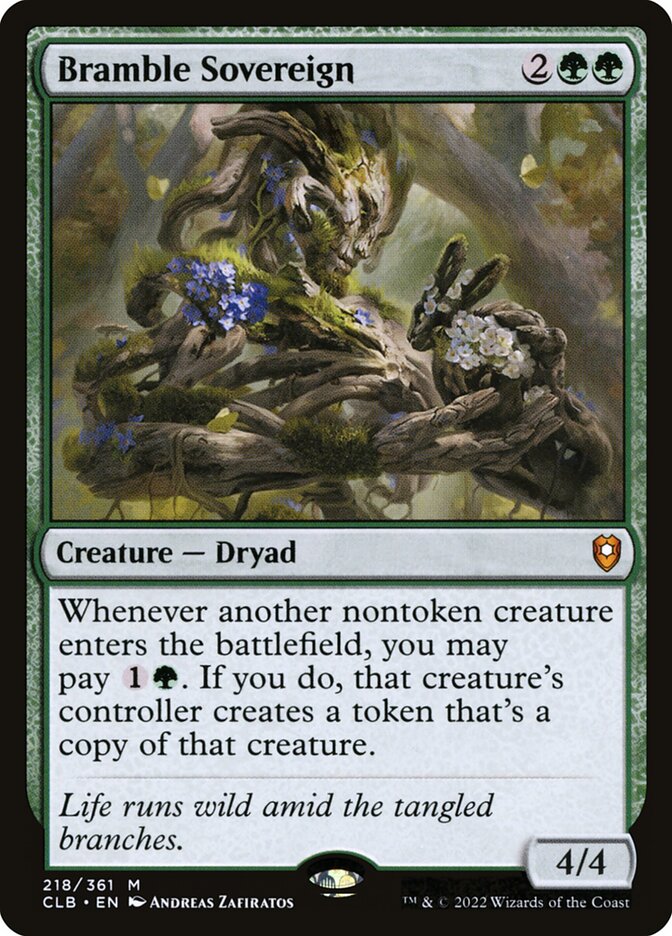 Bramble Sovereign 218 (Commander Legends: Battle for Baldur's Gate)  - Foil