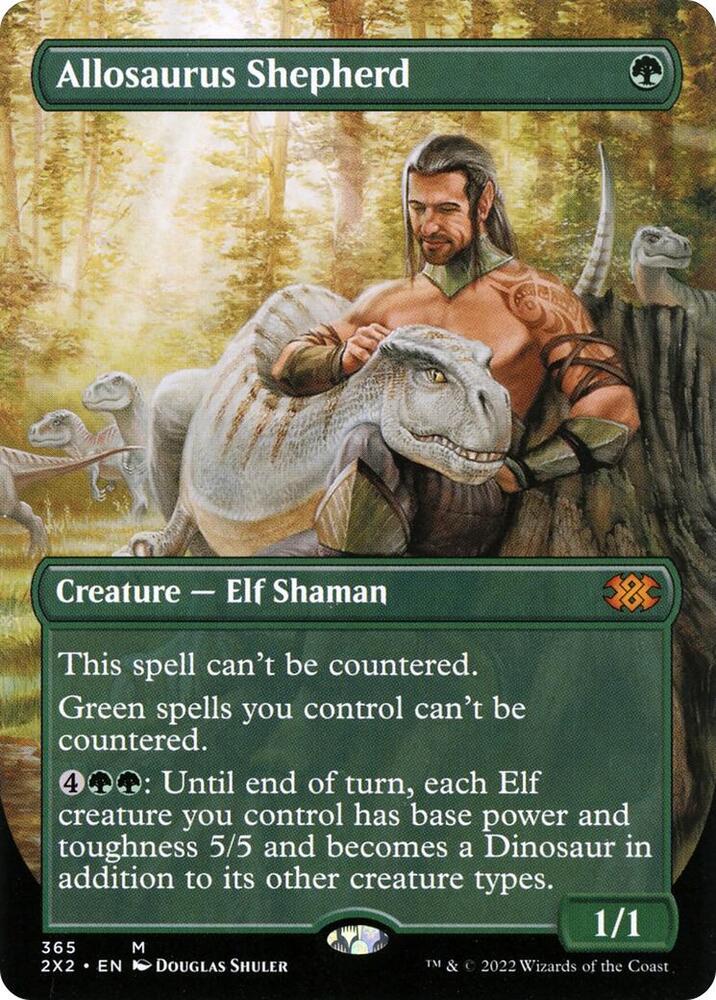 Allosaurus Shepherd Borderless 365 (Double Masters 2022) 