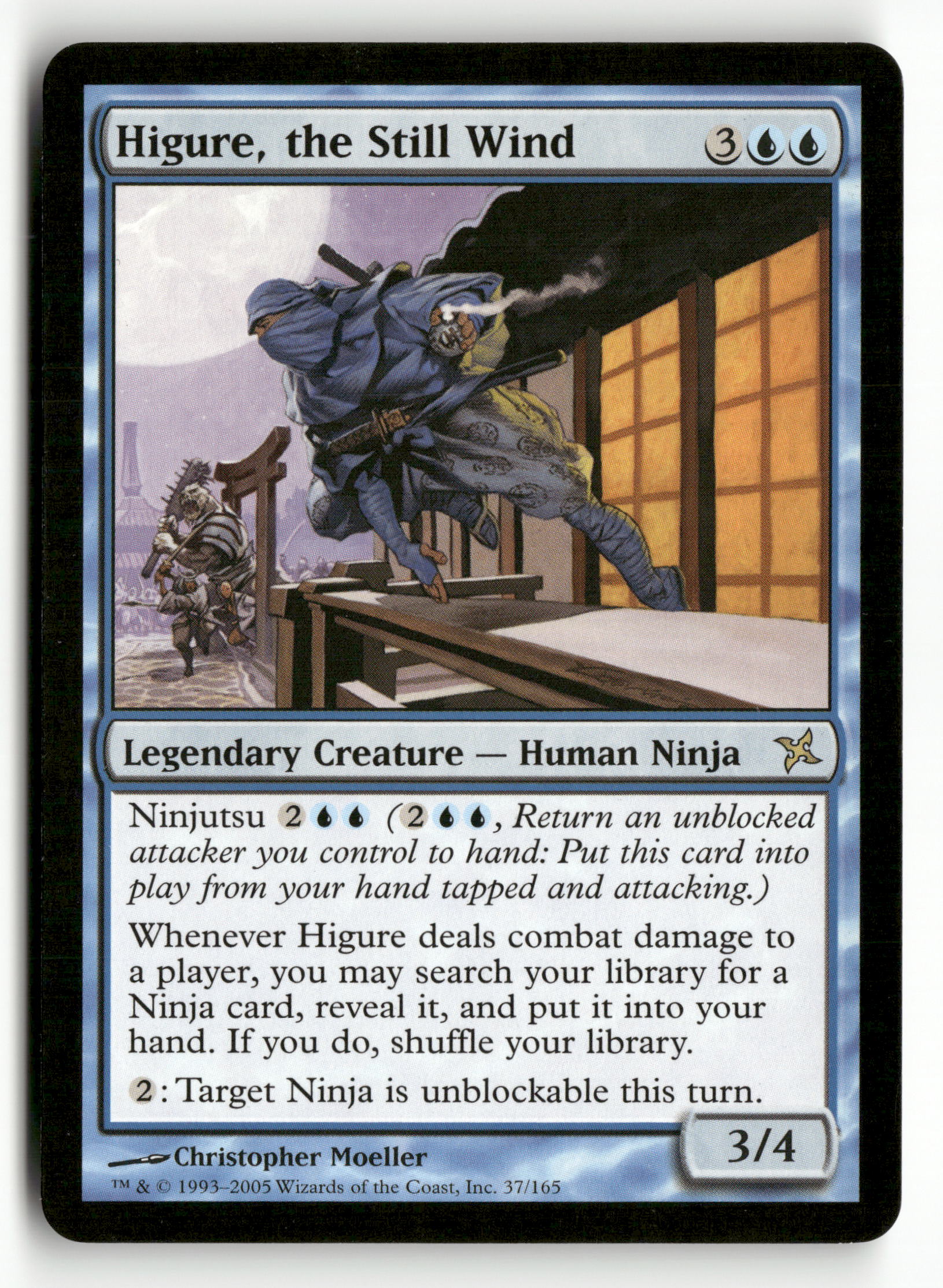 MTG Betrayers of Kamigawa 37 Higure, the Still Wind R NM