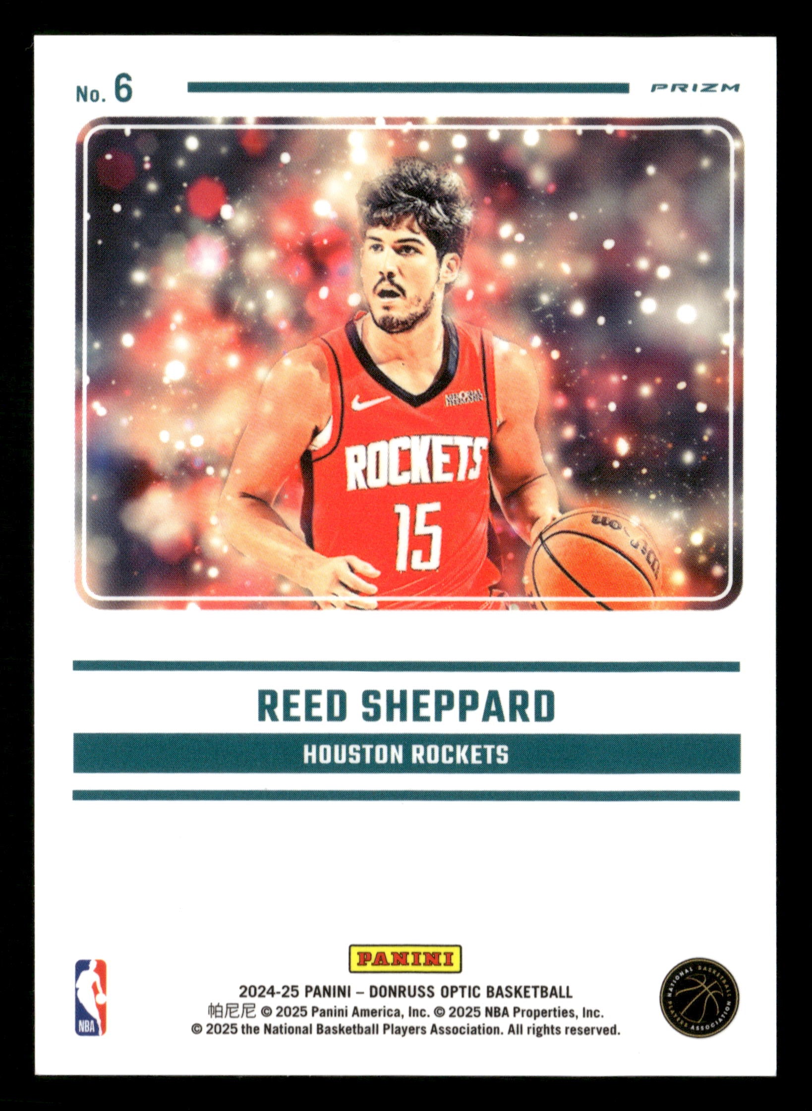 2024-25 Donruss Optic #6 Reed Sheppard Mythical