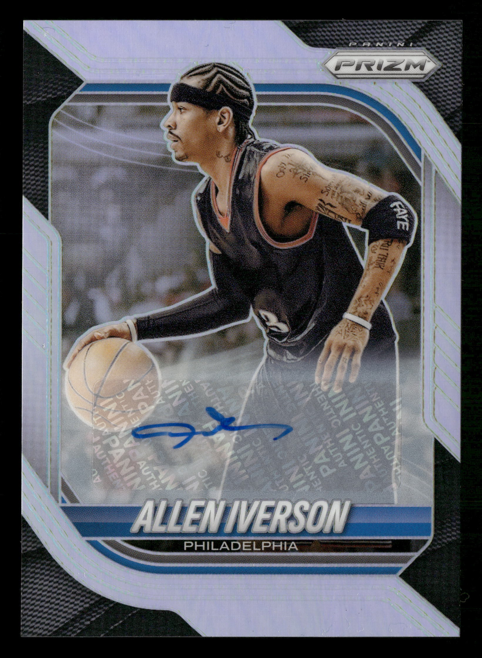 2025-26 Panini Prizm #143 Allen Iverson Autographs Base Prizm