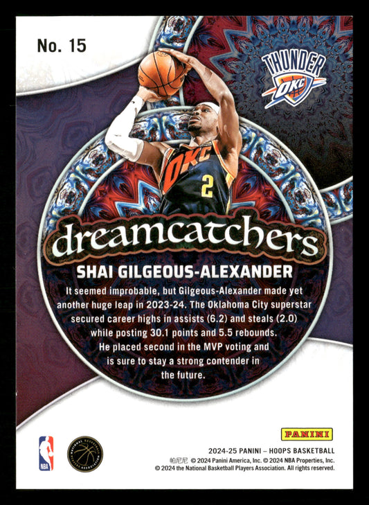 2024-25 Hoops #15 Shai Gilgeous-Alexander Dreamcatchers