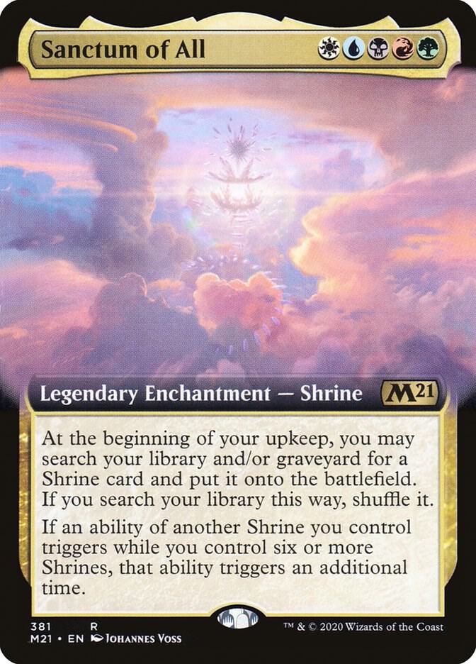 Sanctum of All 381 (Core Set 2021)  - Extended Art Foil