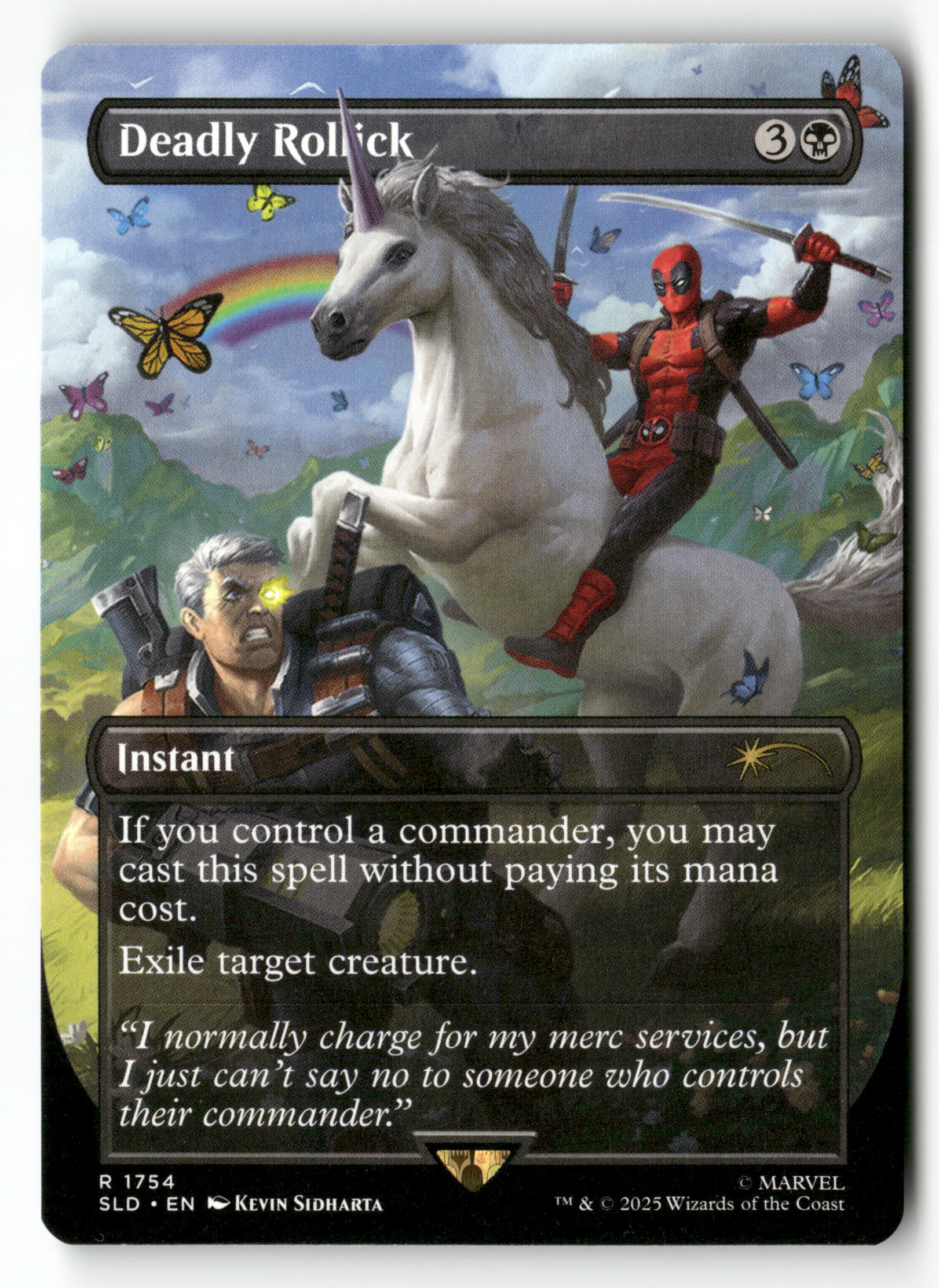 Magic The Gathering Secret Lair Drop Series 1754 Deadly Rollick R NM