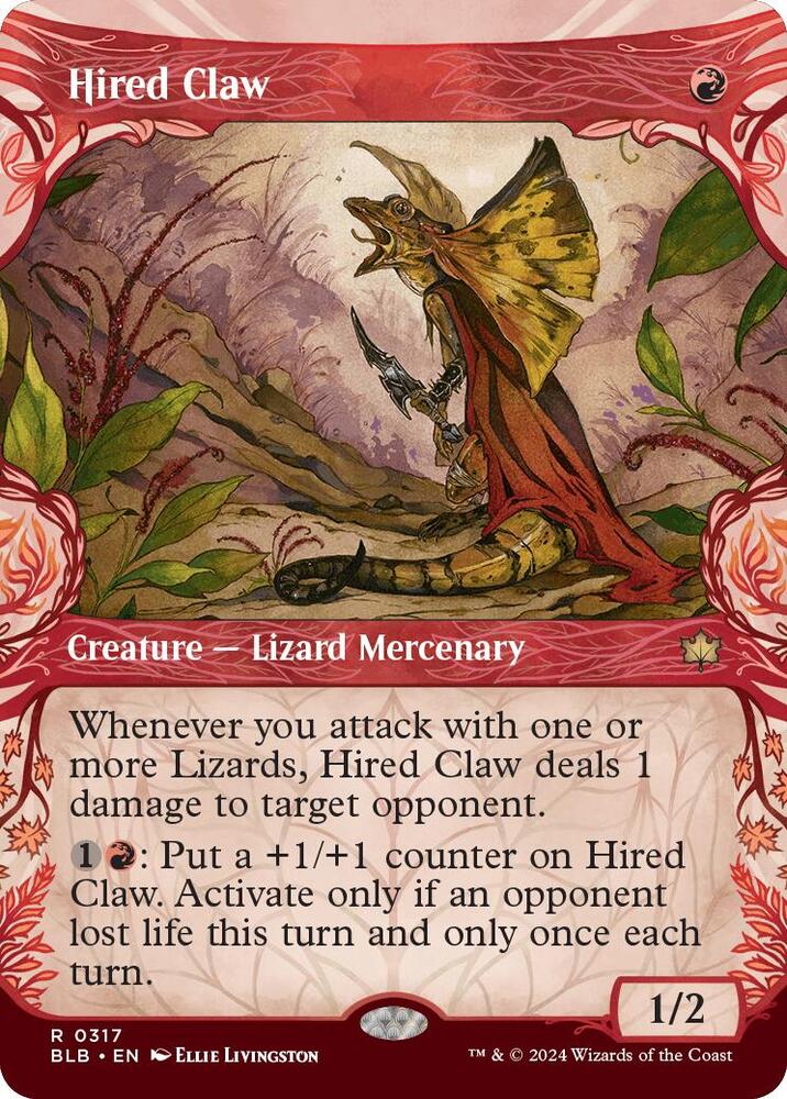 Hired Claw 317 (Bloomburrow)  - Showcase