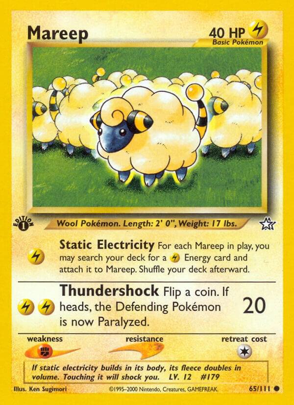 Mareep 065/111 (Neo Genesis)  - 1st Edition