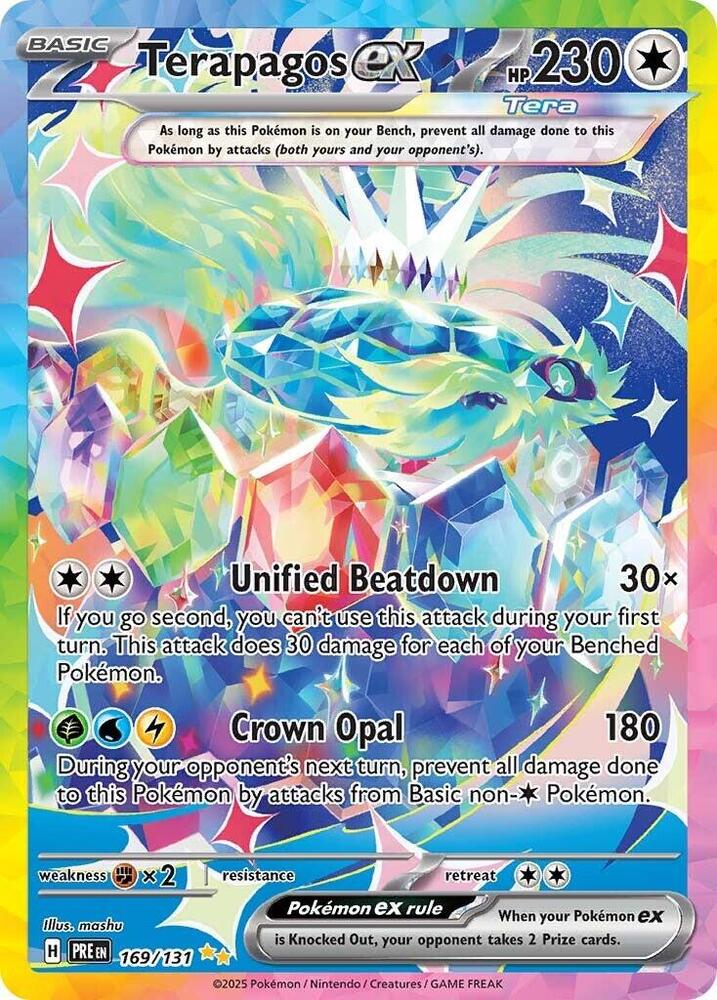 Terapagos ex 169/131 (SV: Prismatic Evolutions)  - Holofoil