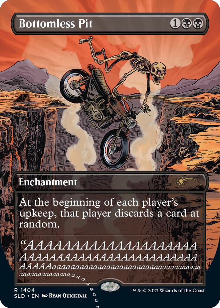 Bottomless Pit 1404 (Secret Lair Drop Series)  - Borderless Foil