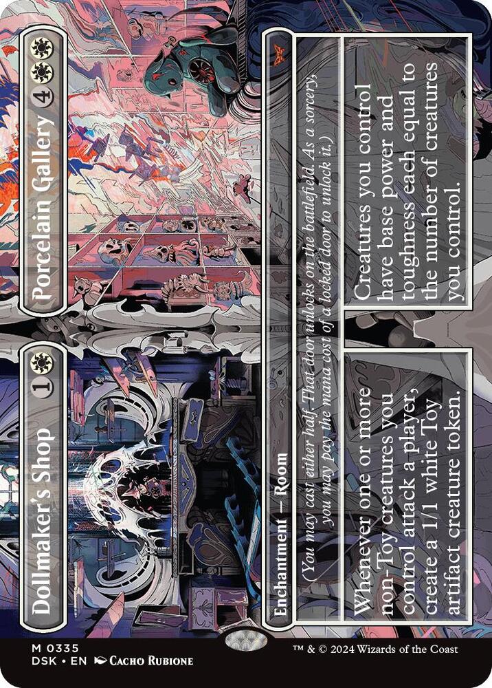 Dollmaker's Shop // Porcelain Gallery 335 (Duskmourn: House of Horror)  - Borderless Foil