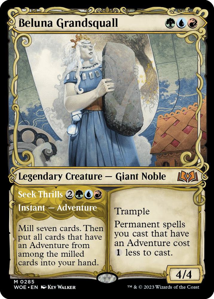 Beluna Grandsquall // Seek Thrills 285 (Wilds of Eldraine)  - Showcase