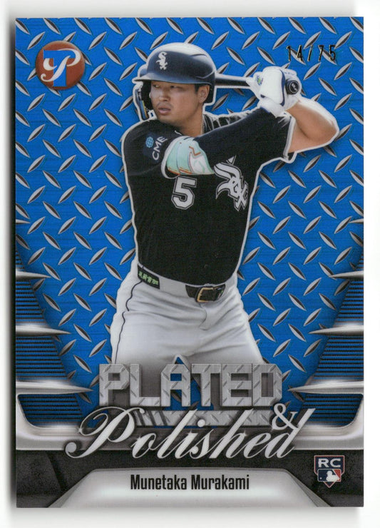 2026 Topps Pristine #PP-40 Munetaka Murakami Plated & Polished Blue #/75