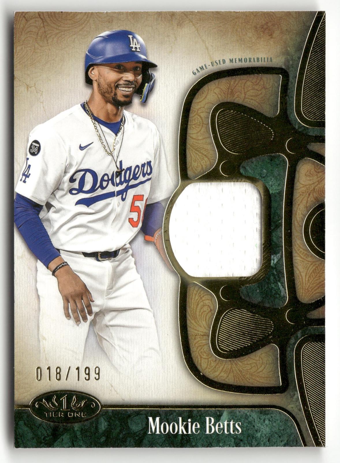 2026 Topps Tier One #T1R-MB Mookie Betts Tier One Relics #/199