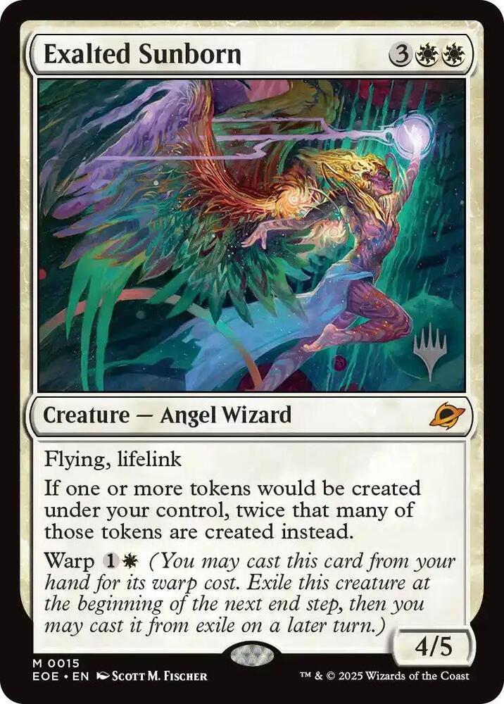 Exalted Sunborn 15 (Promo Pack: Edge of Eternities)  - Foil