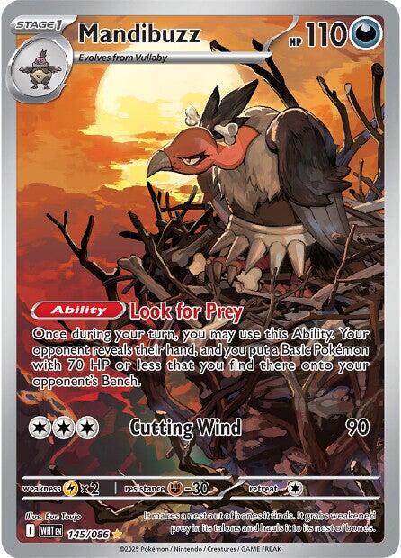 Mandibuzz 145/086 (SV: White Flare)  - Holofoil