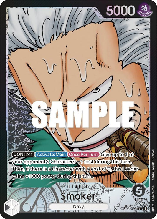 Smoker OP02-093 (Paramount War)  - Alternate Art Foil