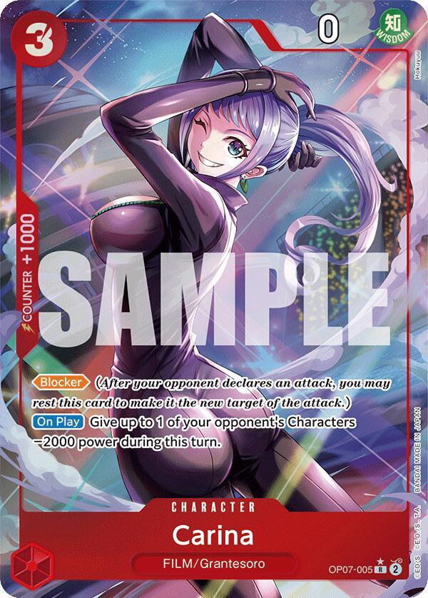 Carina OP07-005 (500 Years in the Future)  - Alternate Art Foil