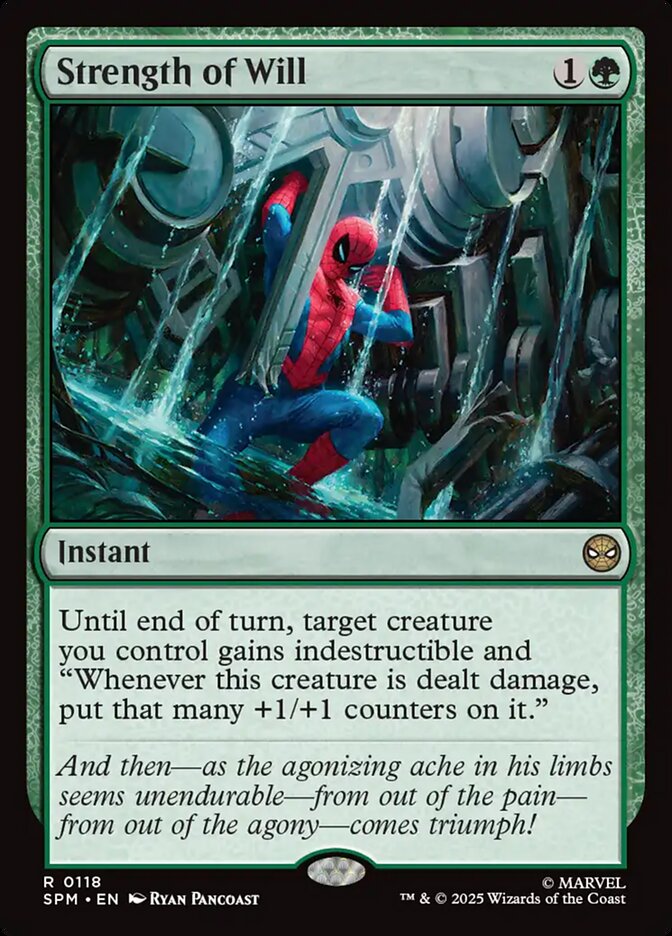 Strength of Will 118/198 (Marvel's Spider-Man) 