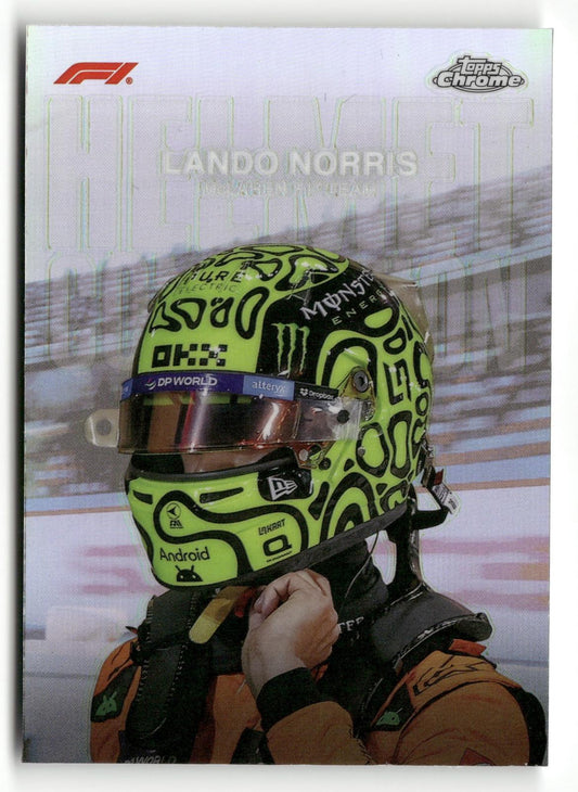 2024 Topps Chrome Formula 1 #HC-7 Lando Norris Helmet Collection
