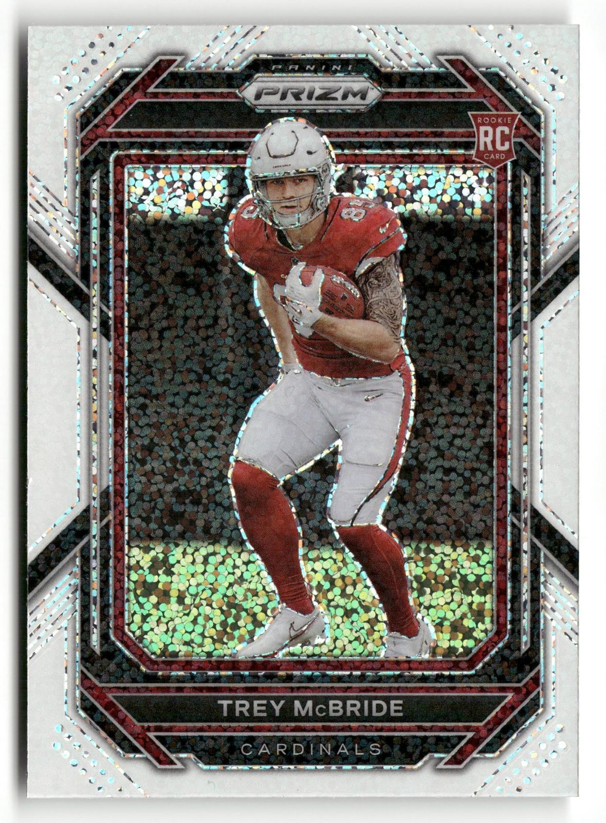 2022 Panini Prizm #327 Trey McBride White Sparkle