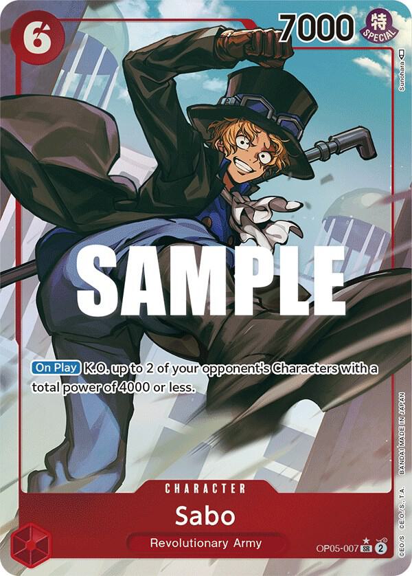 Sabo OP05-007 (Awakening of the New Era)  - Alternate Art Foil