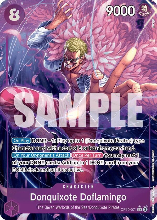 Donquixote Doflamingo OP10-071 (Royal Blood)  - Alternate Art Foil