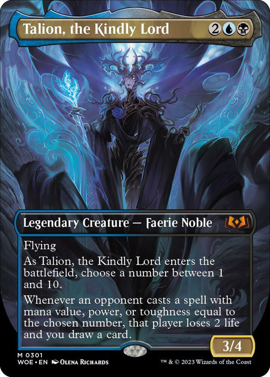 Talion, the Kindly Lord 301/276 (Wilds of Eldraine)  - Borderless