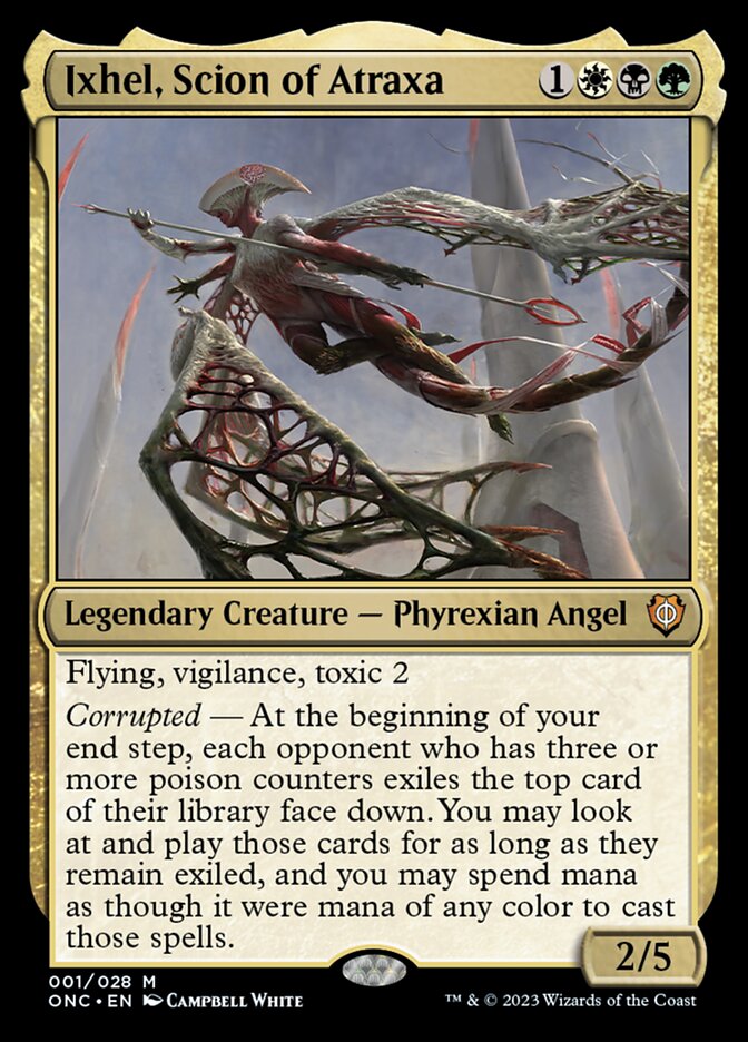 Ixhel, Scion of Atraxa 1 (Commander: Phyrexia: All Will Be One) 
