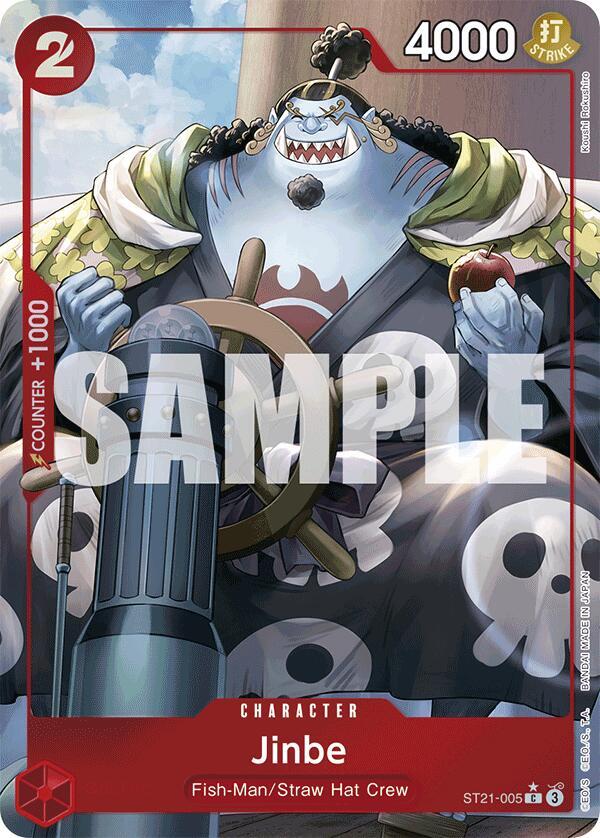 Jinbe ST21-005 (Starter Deck EX: Gear 5)  - Parallel Foil