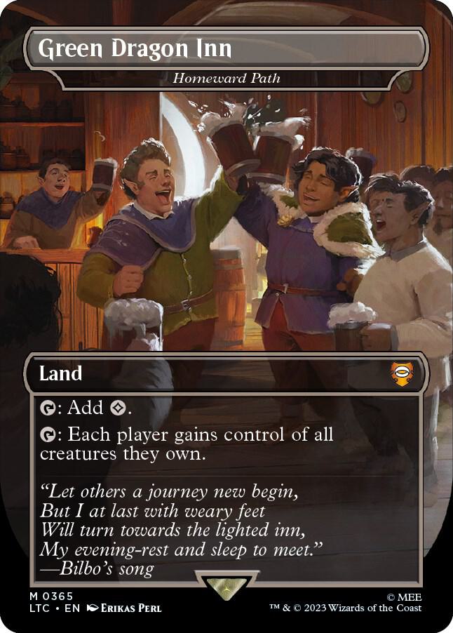 Green Dragon Inn - Homeward Path 365 (Commander: The Lord of the Rings: Tales of Middle-earth)  - Borderless