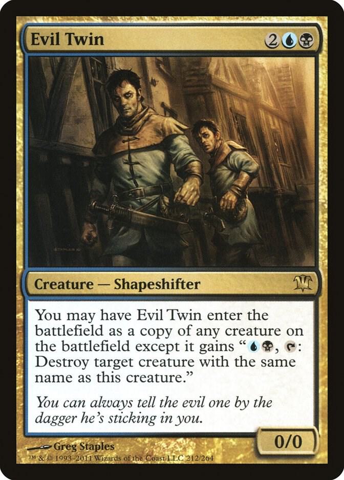 Evil Twin 212/264 (Innistrad)  - Foil